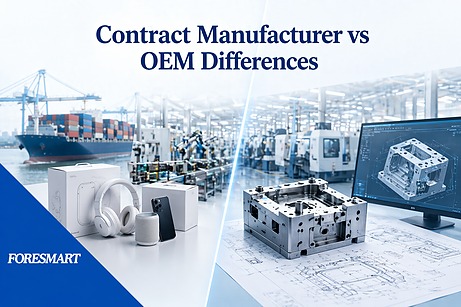Contract manufacturer vs OEM comparison for China sourcing and overseas buyers.