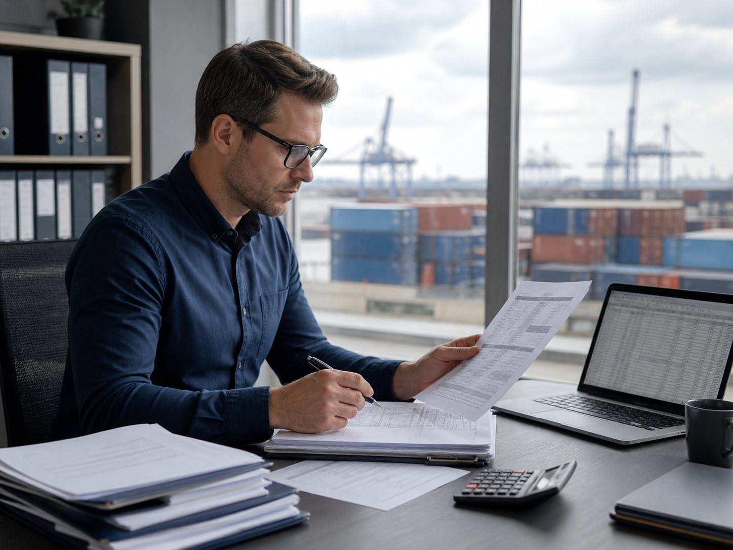 Freight audit import invoice review