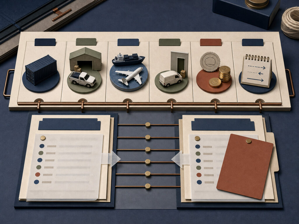 Comparable freight bid sheet