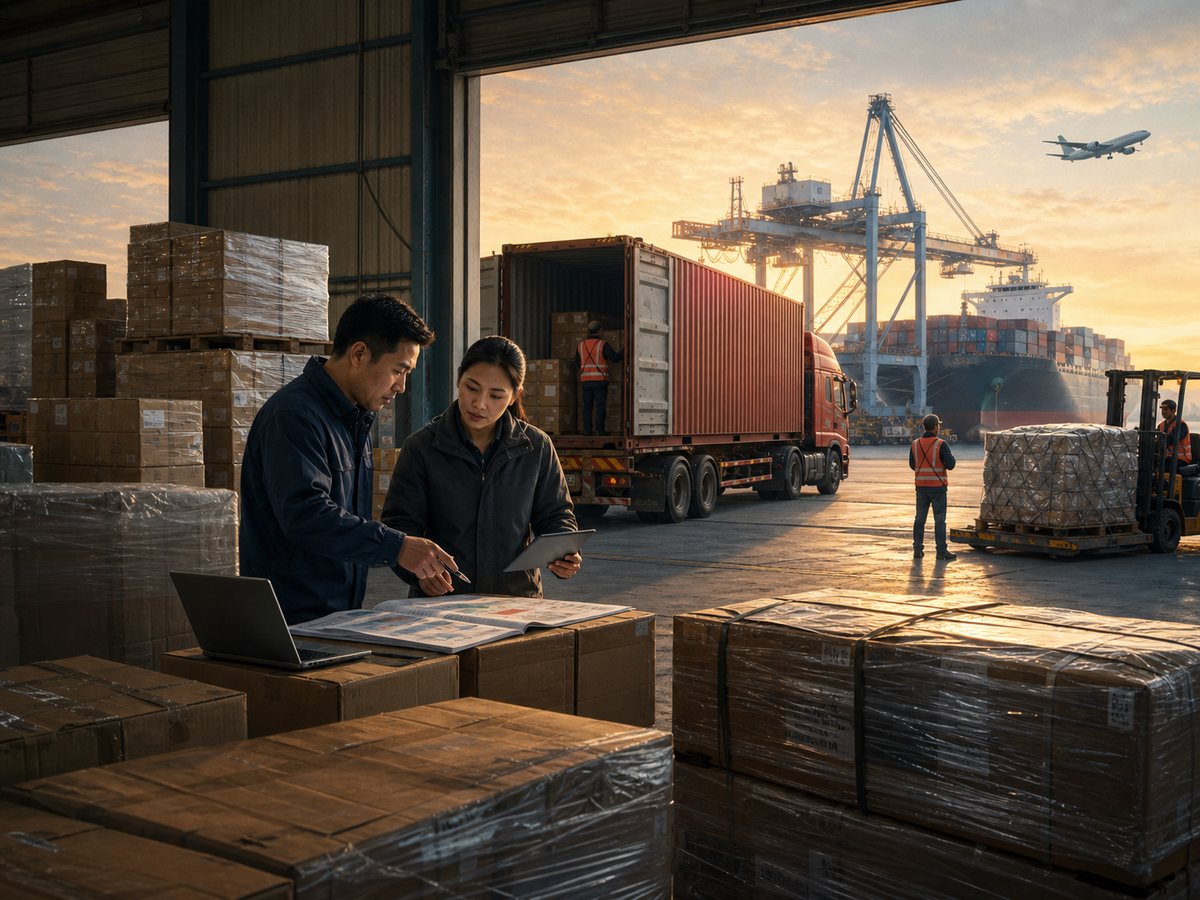 Foresmart peak season shipping scene