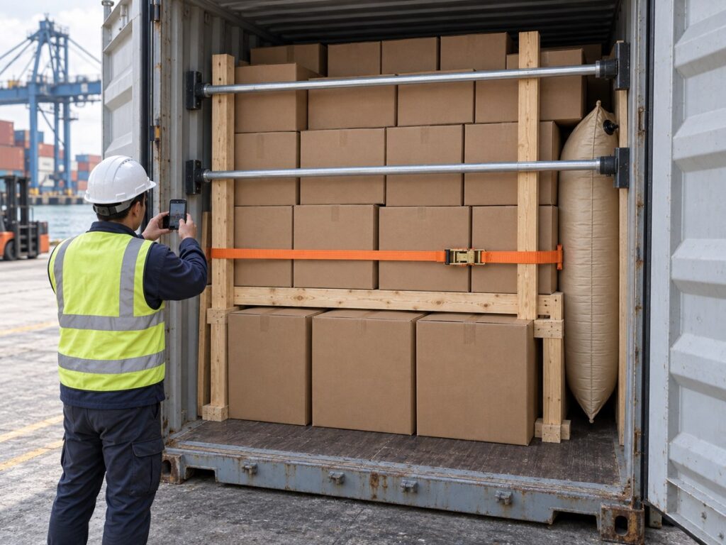 Foresmart floor-loaded cargo restraint