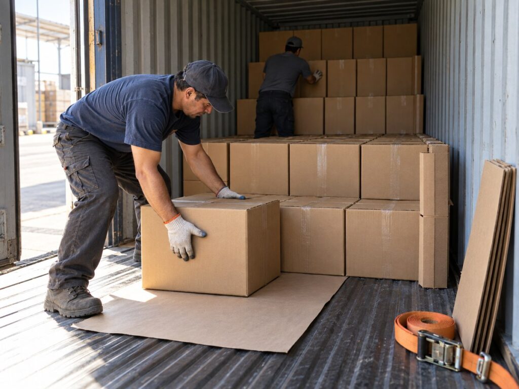 Foresmart floor loading carton stacking