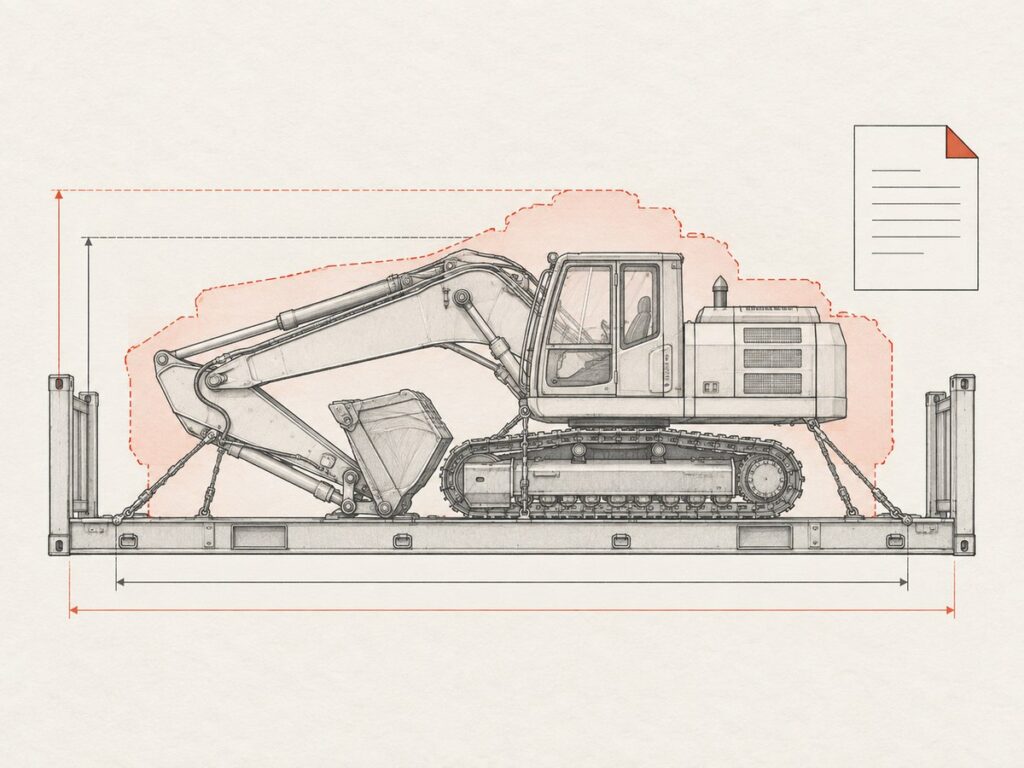 Revised flat rack cargo dimensions