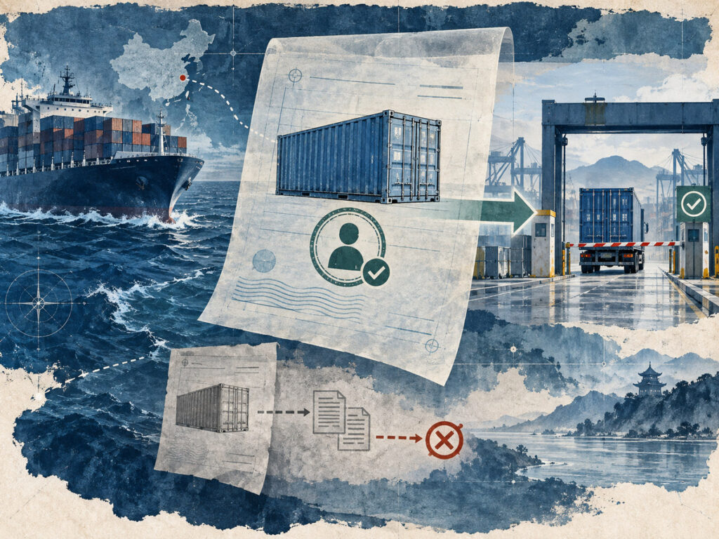 Sea waybill named consignee release