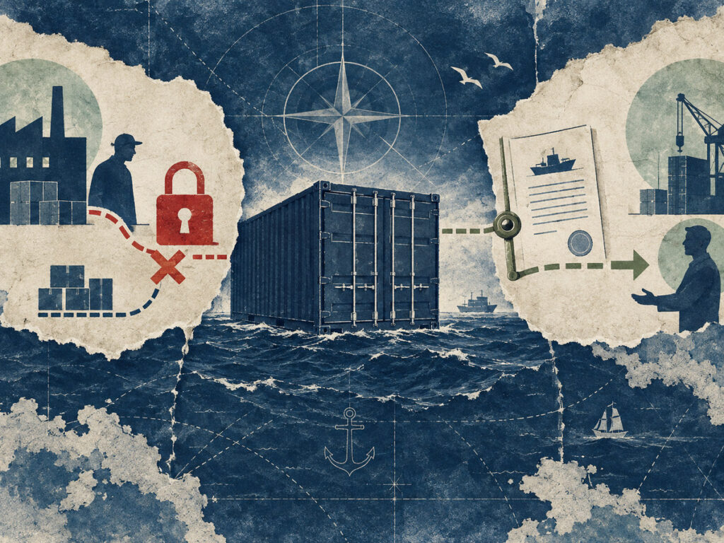 Sea waybill payment control risk