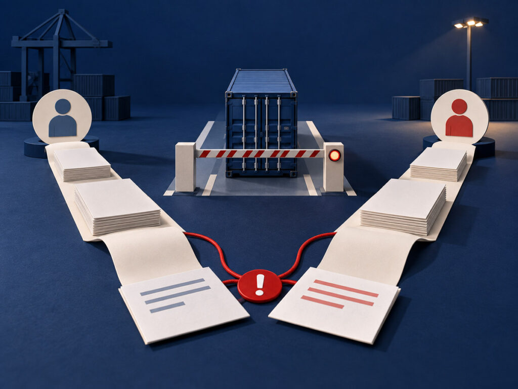Switch bill conflict at cargo release