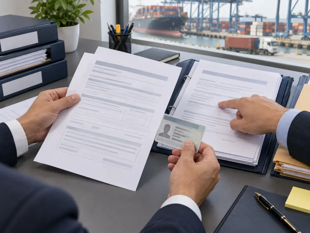 Importer identity and authority check