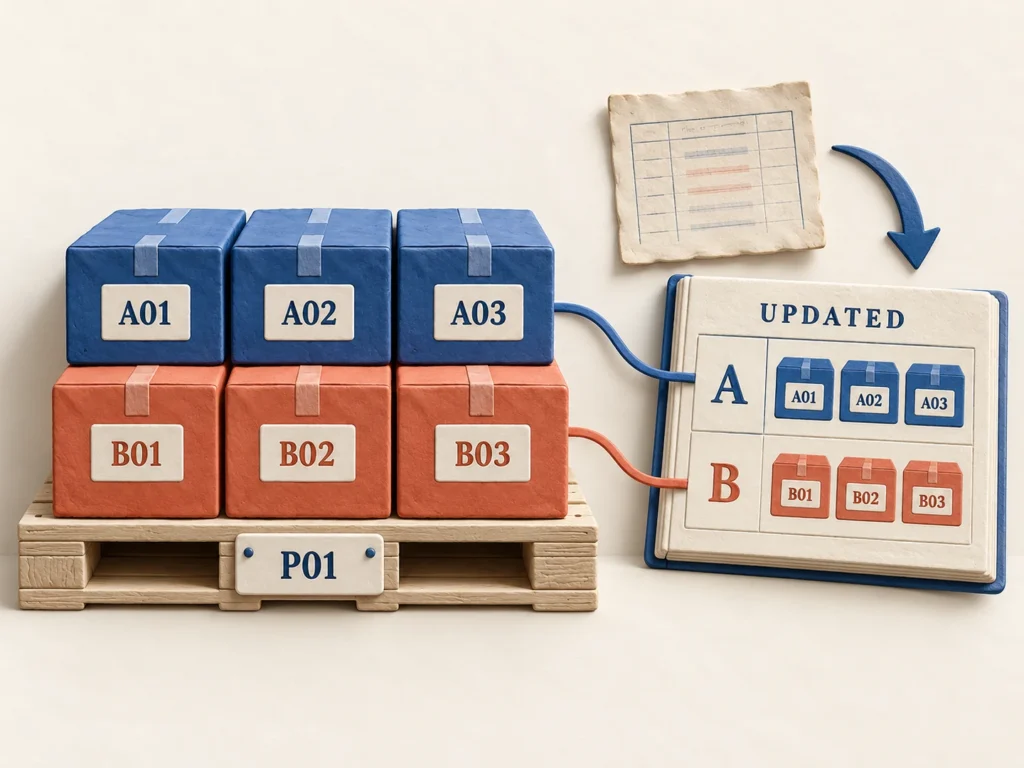 Foresmart consolidated cargo packing list