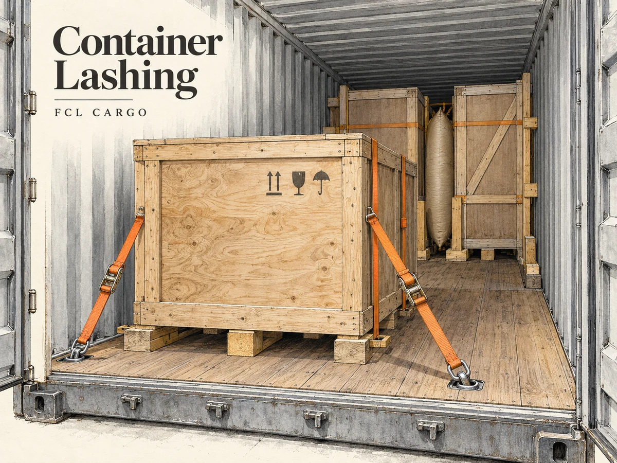 Foresmart container lashing for FCL cargo