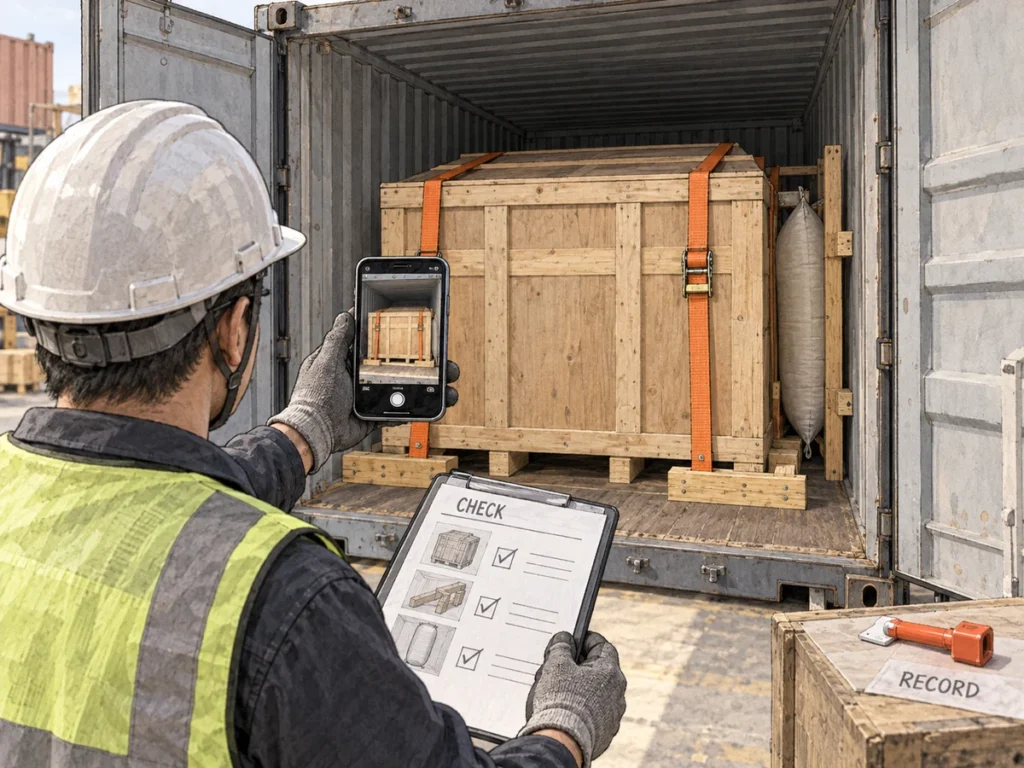 Foresmart FCL cargo checks before sealing