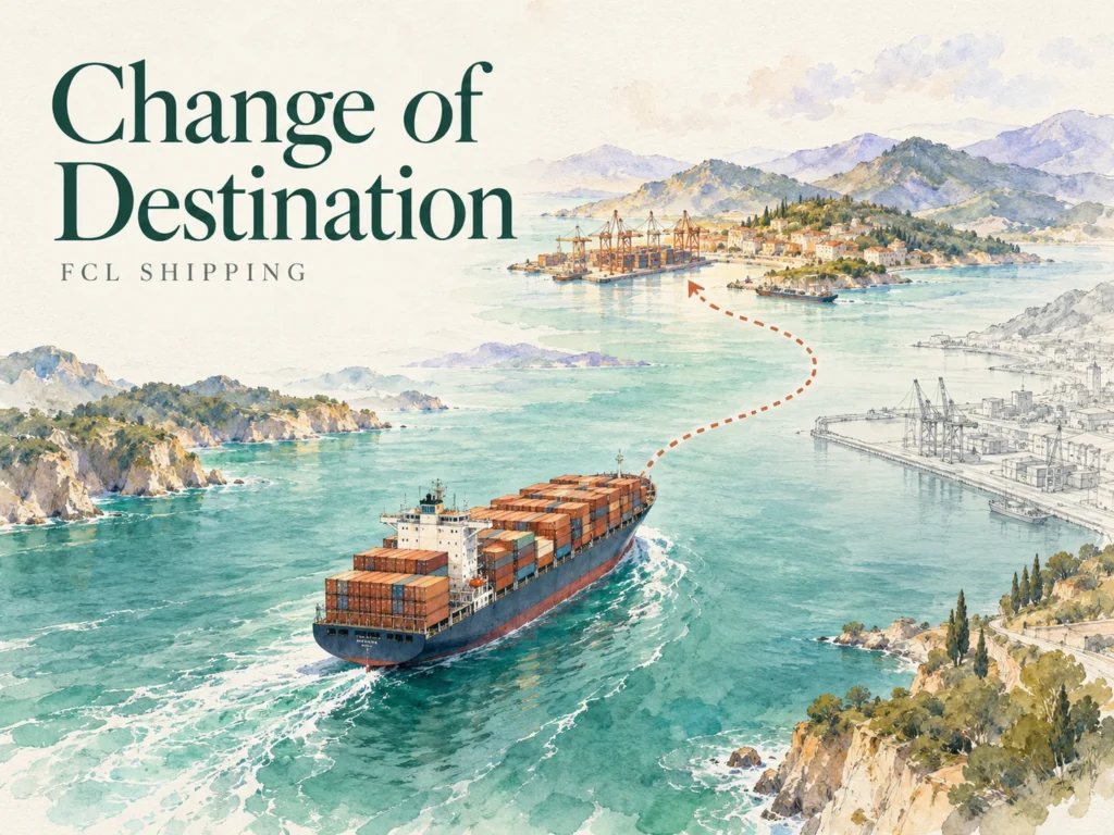 Can You Change the Destination of an FCL Shipment?