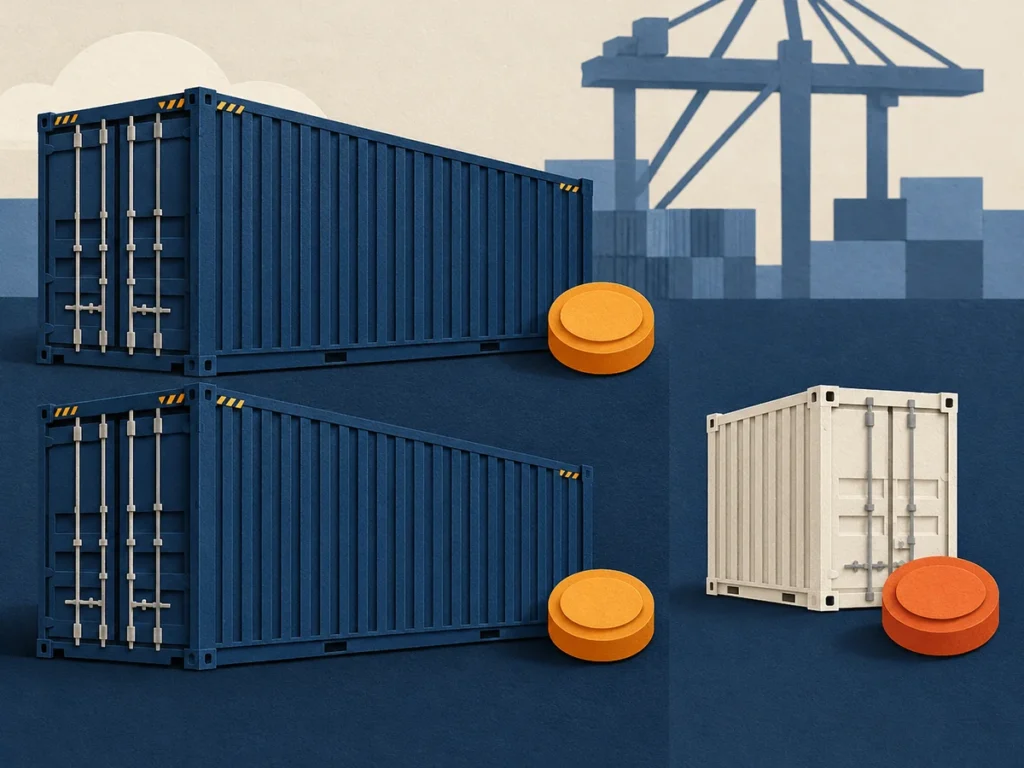 FCL container fuel charge calculation