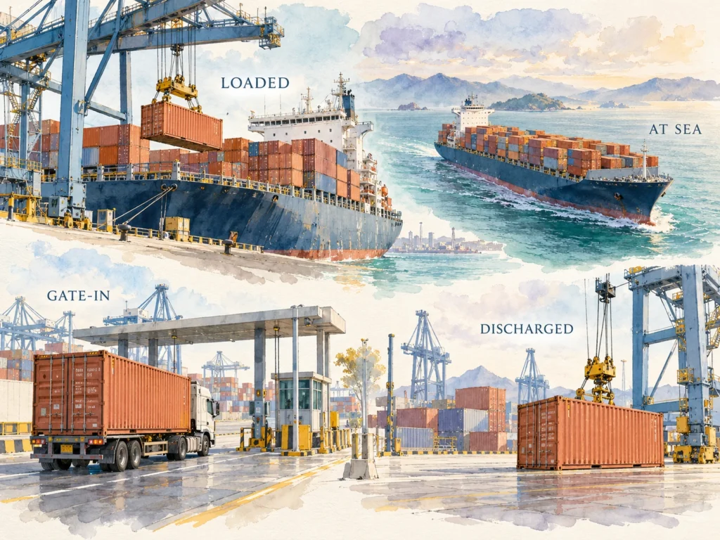 Foresmart FCL container status checks
