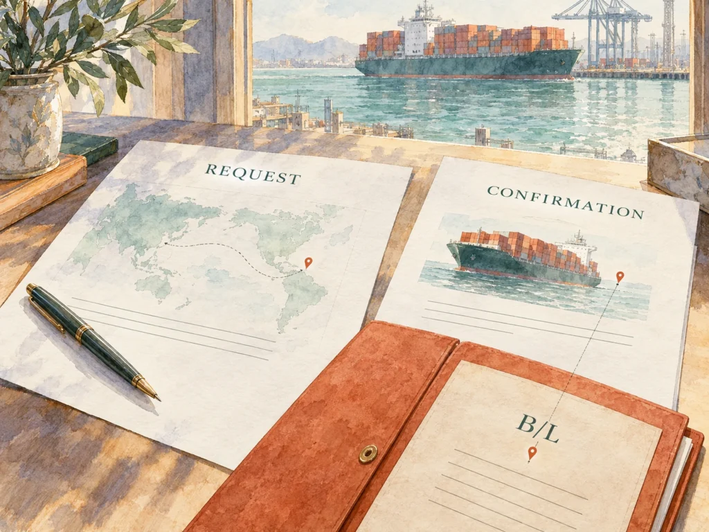 Foresmart FCL destination change documents