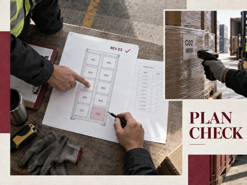 Foresmart FCL loading plan and cargo check