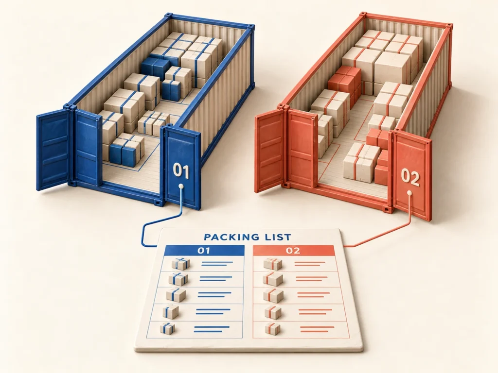 Foresmart FCL packing list allocation