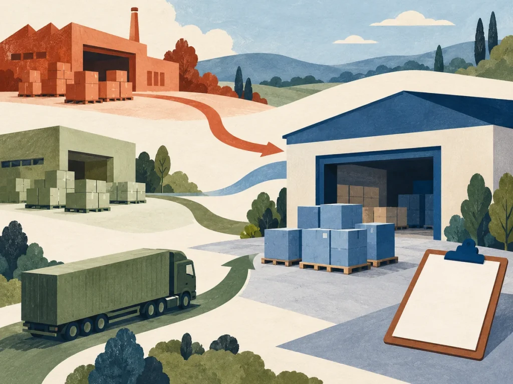 FCR receiving for multi-supplier consolidation