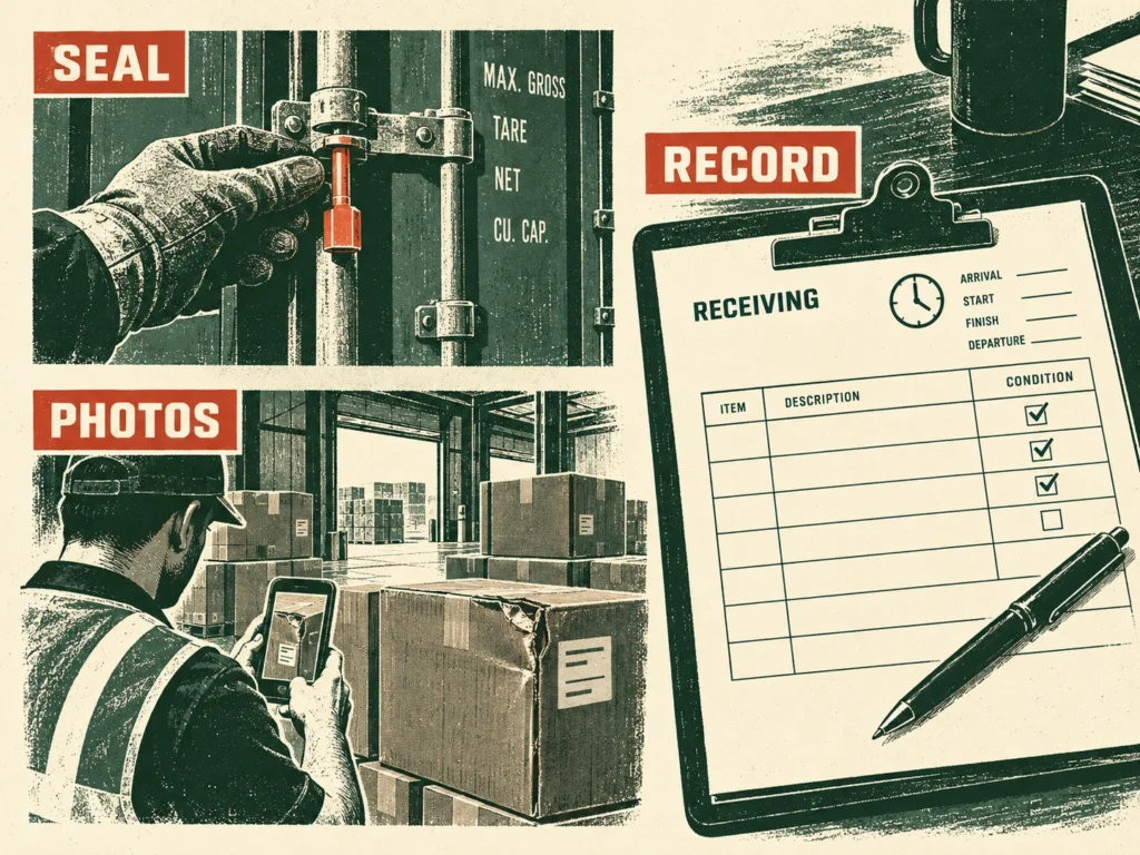 Foresmart live unload receiving records