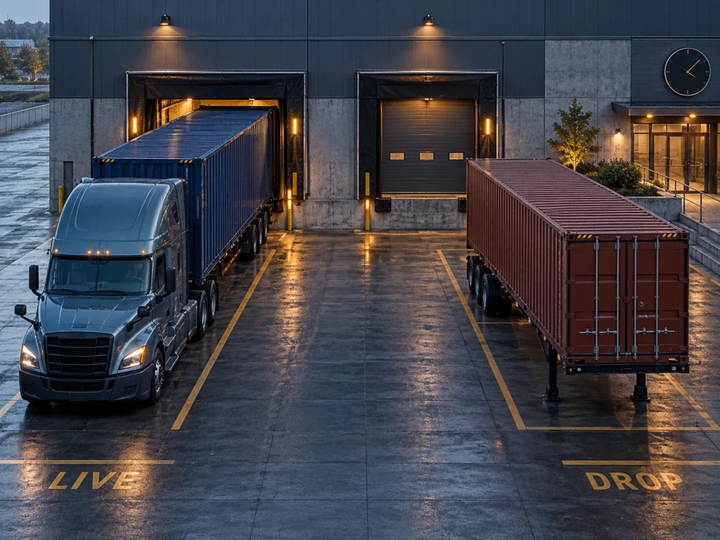 Foresmart FCL live unload and drop delivery