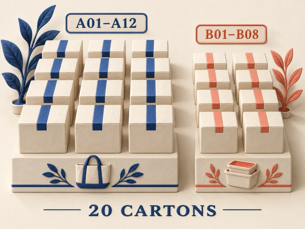 Foresmart packing list carton groups